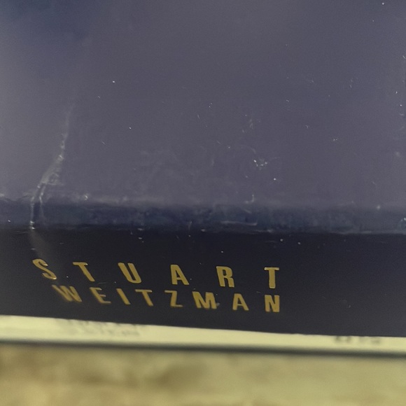 Stuart Weitzman pony calf bootie with rhinestone buckle. - Picture 7 of 7